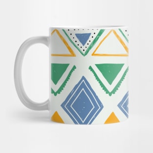 Boho Tribal Hippie Pattern Design Geometric Mug